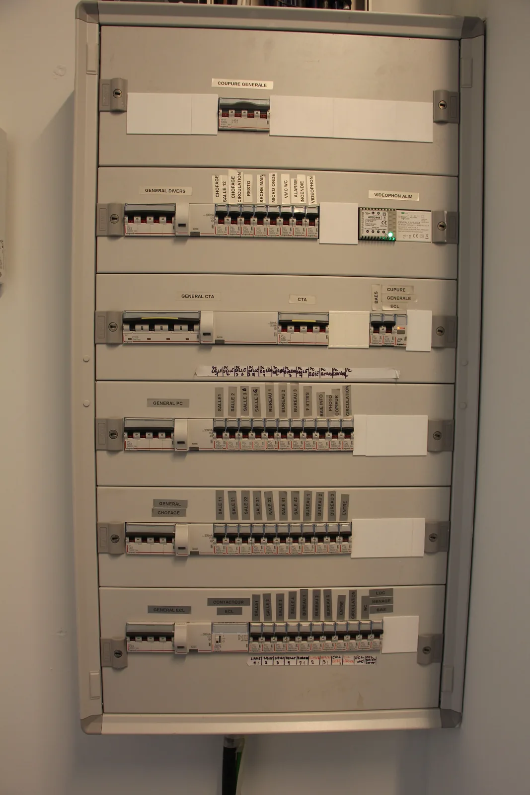 Chantier ABR : Tableau électrique neuf