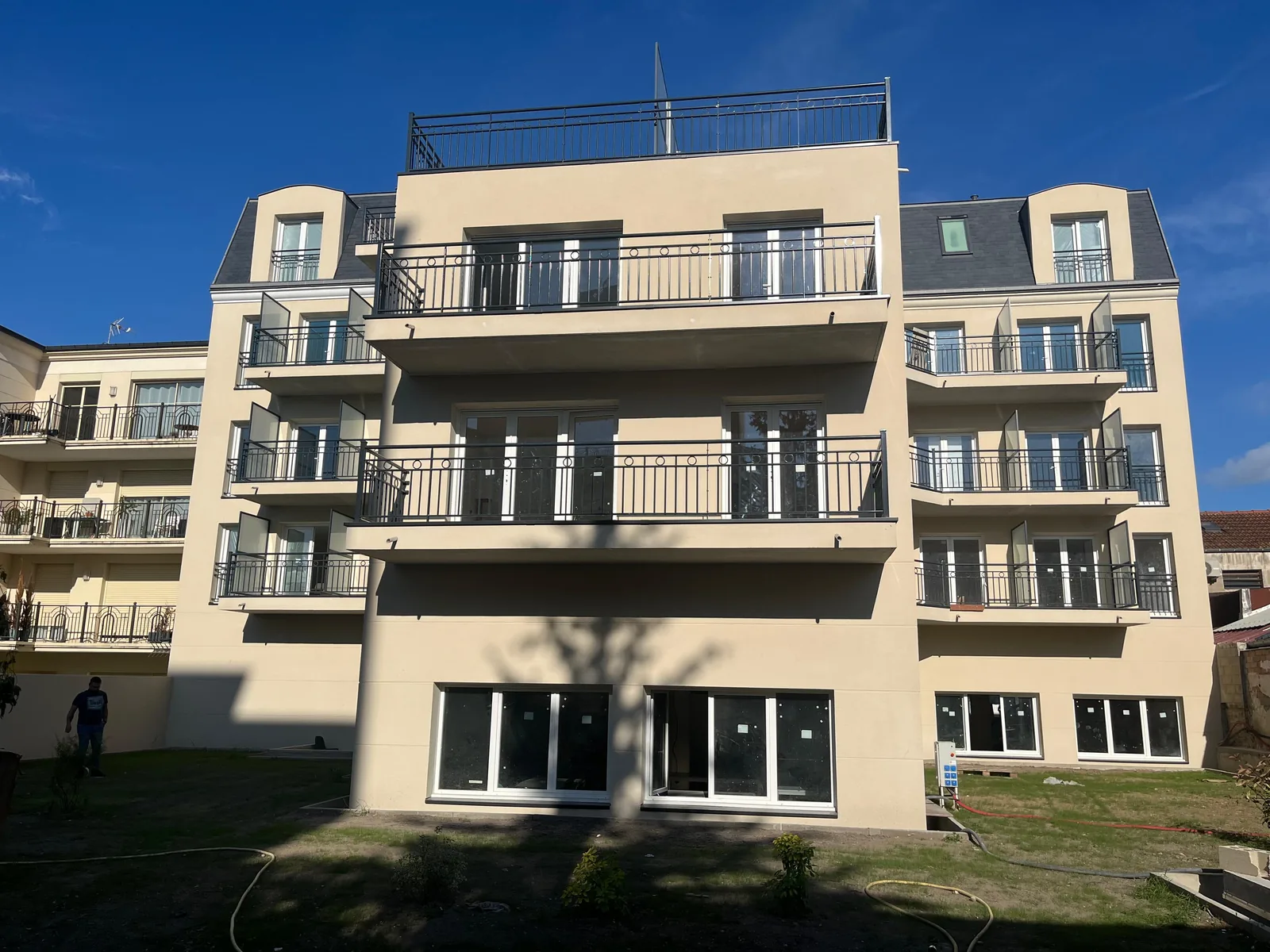 Chantier ABR : Résidence, escaliers extérieurs neufs